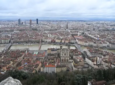 basilique notre dame de fourvière vue lyon christelle lefresne