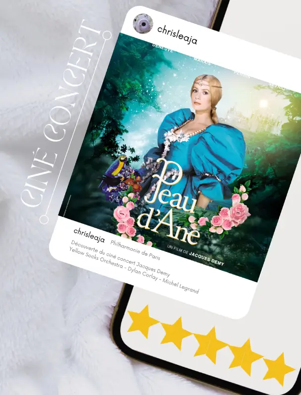 ciné concert peau d'âne philharmonie paris christelle lefresne