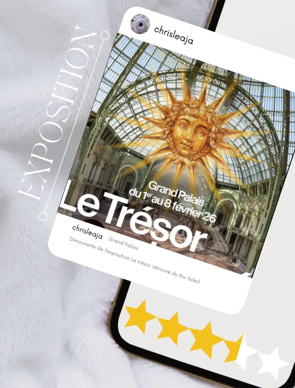 exposition, roi soleil, le trésor retrouvé, le grand palais tapisserie christelle lefresne