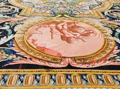 grand palais, nef, le trésor retrouvé, le roi soleil, tapis christelle lefresne