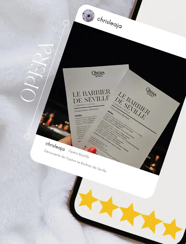 opéra bastille le barbier de séville spectacle christelle lefresne